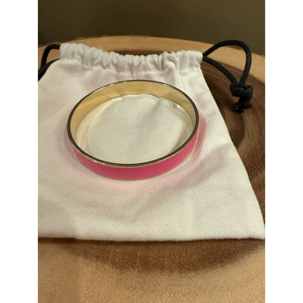 J. Crew Bracelet Bangle Pink &‎ Gold Retail-78$ Stackable